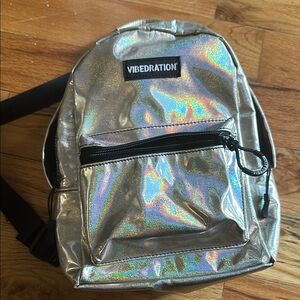 Vibedration Mini Hydration Holographic Backpack
